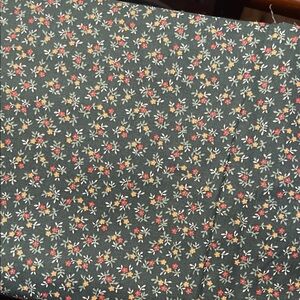 Fabric – green floral